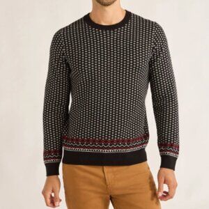 Free Assembly Men's Nordic Stitch Crewneck Sweater Size 2XL